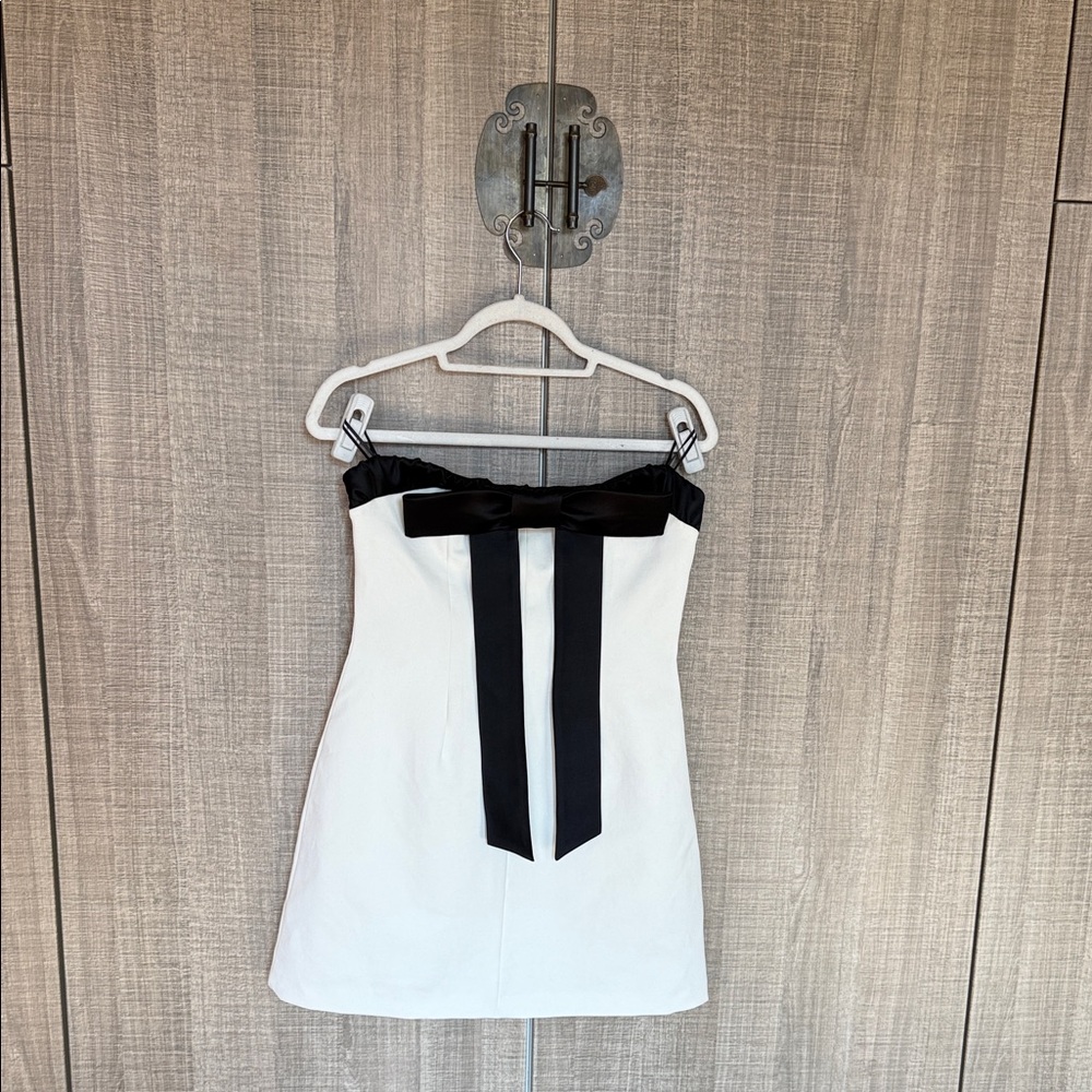 Zara Strapless Bow Dress